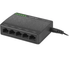 Šakotuvas SWITCH LANBERG DSP1-0105 5-PORT 100MBPS