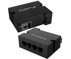 Šakotuvas Lanberg switch DIN-GE4-BT-90W 1xIn 3xOut 1Gb POE extender gigabit ethernet DIN rail