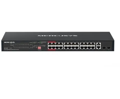 Šakotuvas Switch Mercusys MERCUSYS switch MS128GP (24xGbE,24xPoE+,2xGbE,2xSFP,295W)