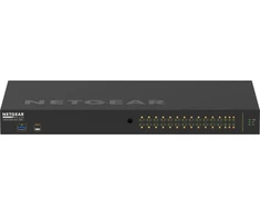 Šakotuvas NETGEAR AV Line M4250-26G4F-PoE+ 24x1G PoE+ 300W 2x1G ir 4xSFP valdomas jungiklis