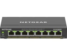 Šakotuvas Jungiklis NETGEAR GS308EP- 100PES