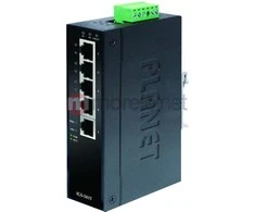 Šakotuvas Planetinis jungiklis IGS-501T, pramoninė versija 5x10/100/1000, DIN, IP30, -40 iki 75°C, 12-48V, ESD+EFT