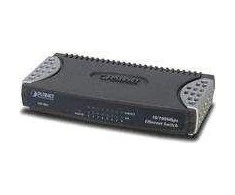 Šakotuvas PLANET ISW-801T tinklo komutatorius Ne-valdomas L2 Fast Ethernet (10/100) Mėlyna