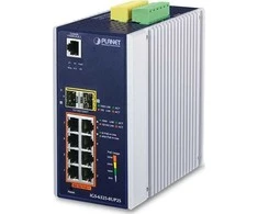 Šakotuvas Switch Planet PLANET IGS-6325-8UP2S łącza jungiama į tinklą Zarządzany L3 Gigabit Ethernet (10/100/1000) Obsługa PoE Aliuminio, Juodas