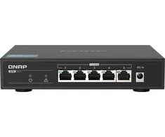 Šakotuvas Qnap Systems QNAP QSW-1105-5T 5 prievadas 2,5 Gbps automatinis derinimas 2,5 G/1G/100M nevaldomas jungiklis