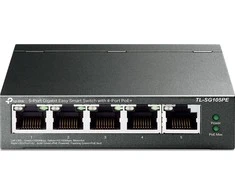 Šakotuvas TP-Link 5-PORT GIGAB EASY SMART SWITCH - WITH 4-PORT POE+
