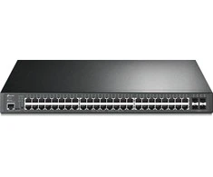 Šakotuvas TP-LINK | 52 prievadų gigabito L2+ valdomas komutatorius su 48 prievadų PoE+ | TL-SG3452P JetStream | Valdomas L2+ | Montuojamas į lentyną