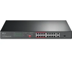Šakotuvas TP-Link Sl1218p jungiklis 16xfe poe+ 2xgb 1xsfp