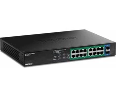 Šakotuvas Switch TRENDnet TRENDnet 18-Port Gigabit EdgeSmart PoE+ Switch