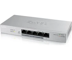 Šakotuvas ZYXEL GS1200-5HP, 5 PORT GIGABIT POE+ WEBMANAGED DESKTOP SWITCH, 4X POE, 60 WATT (5Y WARRANTY)