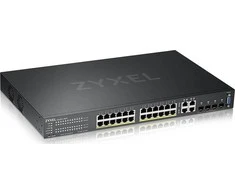 Šakotuvas Zyxel GS2220-28HP 28 prievadų L2 valdomas Gigabit PoE jungiklis, 24x gigabit RJ45, 4x gigabit RJ45 / SFP, PoE 375 W