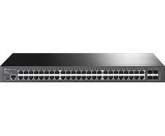 Šakotuvas Tinklo Komutatorius - TP-Link Omada SG3452X Valdomas L2+ Gigabit Ethernet 1U Juoda