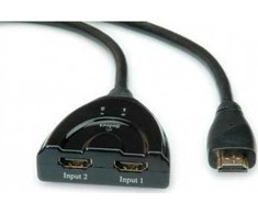 Šakotuvas Value Vertės vertės jungiklis HDMI 2 prievadų
