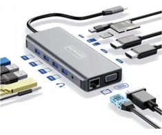 Šakotuvas Zenwire 12 viename USB-C dokas / replikatorius (1026902368)