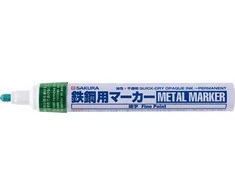 Sakura Marker METAL žalia cienki,