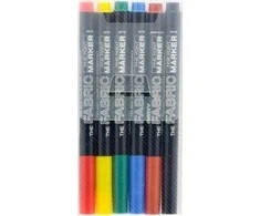 Marvy Uchida Markeriai tekstilei plonu galiuku "Fabric Marker Fine" #522-6A 6 vnt.