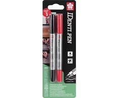 Sakura MARKERY IDENTI-PEN JUODA + RAUDONA