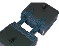 Sakwy BASIL FLAIR DOUBLE DVICLE BAG, HOOK-ON, 35L, Wodoodporna, Navy (NAUJIENA, 2025 m.)