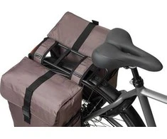 Sakwy BASIL MOVE DOUBLE DVICLE BAG, UNIVERSAL BRIDGE, 30L, Wodoodporna, Brown (NAUJIENA, 2025 m.)