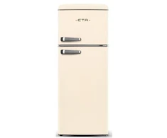 ETA Šaldytuvas | ETA253390040EN Storio Retro | Energy efficiency class E | Free standing | Height 148.2 cm | Double Door | Šaldytuvas net capacity 170 L | Šaldiklis net capacity 45 L | 38 dB | rusvai gelsvas
