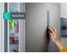 Šaldytuvas Gorenje Šaldytuvas | N619EAXL4 | Energy efficiency class E | Free standing | Combi | Height 186 cm | No Frost system | Šaldytuvas net capacity 207 L | Šaldiklis net capacity 97 L | Ekranas | 39 dB | Pilkas (N619EAXL4SO)