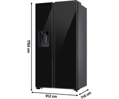 Šaldytuvas Samsung RS70F64KEBEO