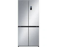 Xiaomi Mijia šaldytuvas Cross Door 502L EU | Energijos vartojimo efektyvumo klasė E | Laisvai pastatomas | Side by Side | Aukštis 191,2 cm | No Frost sistema | Šaldytuvo neto talpa 326 L | Šaldiklio neto talpa 176 L | 37 dB | Šlifuoto plieno sidabrinis