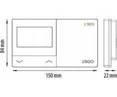 Engo programmējams vadu termostats E901