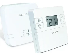 Salus Salus belaidis, natynkowy elektroninis termostat RT305RF, dobowy