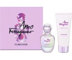 Amo Ferragamo - Flowerful Set Salvatore Ferragamo: Amo Ferragamo Flowerful Eau De Toilette For Women, 50 ml + Amo Ferragamo Flowerful Shimmer Day &amp; Night Losjonas kūnui, 100 ml