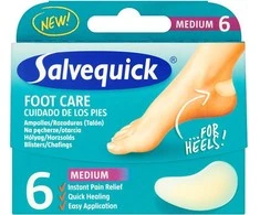 Salvequick Letonai Salvequick Hidrokoloidinių pėdų apsauga vidutiniškai 6vnt.