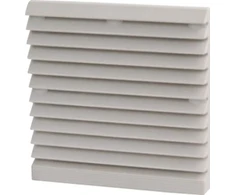 Salzer Trumpa plastikinė su filtru ventiliatoriams, pilka, 172 x 150mm (ZL-804 RAL7035)