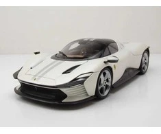 *BBURAGO metal. 1:18, Ferrari Daytona SP Baltas