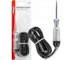 Automobilinis įtampos testeris 6–24V su „krokodilo“ gnybtu, AMIO-04273