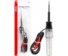 Automobilinis įtampos testeris 6–12V su „krokodilo“ gnybtu, AMIO-04272
