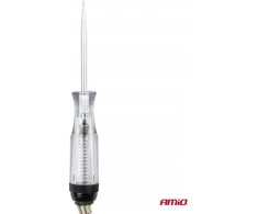 Automobilinis įtampos testeris 6–24V su „krokodilo“ gnybtu, AMIO-04273