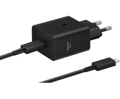Įkroviklis Samsung EP-T4511XBEGWW 45W + USB-C to USB-C cable 1.8m juodas