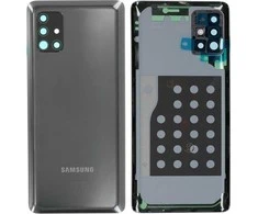 Samsung A207 A20s galinis dangtelis, juodas (GH81-19446A)