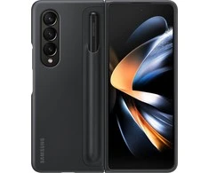 Dėklas OF93PCBE Standing Cover with Pen for Samsung Galaxy Fold 4, Juodas (Juodas)