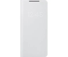 Dėklas NG996PJE Smart LED vaizdo dangtelis, skirtas Samsung Galaxy S21 Plus šviesiai pilkas (šviesiai pilkas)