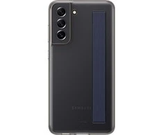 XG990CBE skaidraus dirželio dėklas, skirtas Samsung Galaxy S21 FE Tamsiai pilka (tamsiai pilka)