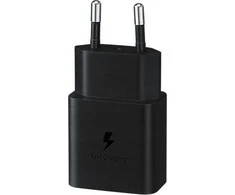 Įkroviklis Samsung EP-T1510XBEGEU 15W + kabelis Type-C 1m juodas