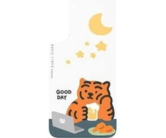 Dėklas 112803 Panel Samsung GP-TOU021HOMOW skirta Frame Cover skirta Galaxy S22+ Muzik Tiger baltas