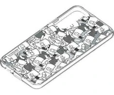 Dėklas Panel Samsung GP-TOU021HOUJW do etuiFrame Cover do Galaxy S22 Simpsons balta/baltas