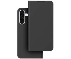 112803 FWA366AEABW Mobeen atverčiamas dėklas su kortelių laikikliu, skirtas Samsung Galaxy A36, juodas