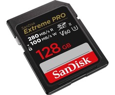 Atminties kortelė SanDisk 128GB Extreme Pro 280/100MB/s V60 UHS-II SDXC kortelė