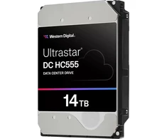 „Sandisk WD Western Digital Ultrastar DC HC555“ kietasis diskas, 14 TB, 7200 RPM, 512 MB, 3,5 colio, Serial ATA III