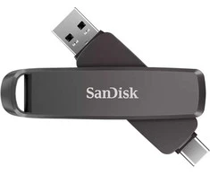 „SanDisk Extreme PRO Dual Drive 512GB“, metalinis dvigubas diskas, 1000/900 MB/s, USB C + A tipo