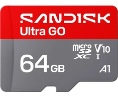Atminties kortelė SanDisk Ultra GO 64 GB Micro SDXC UHS-I