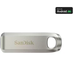 USB laikmena SanDisk Ultra Luxe USB Type-C, 128 GB, sidabro spalvos